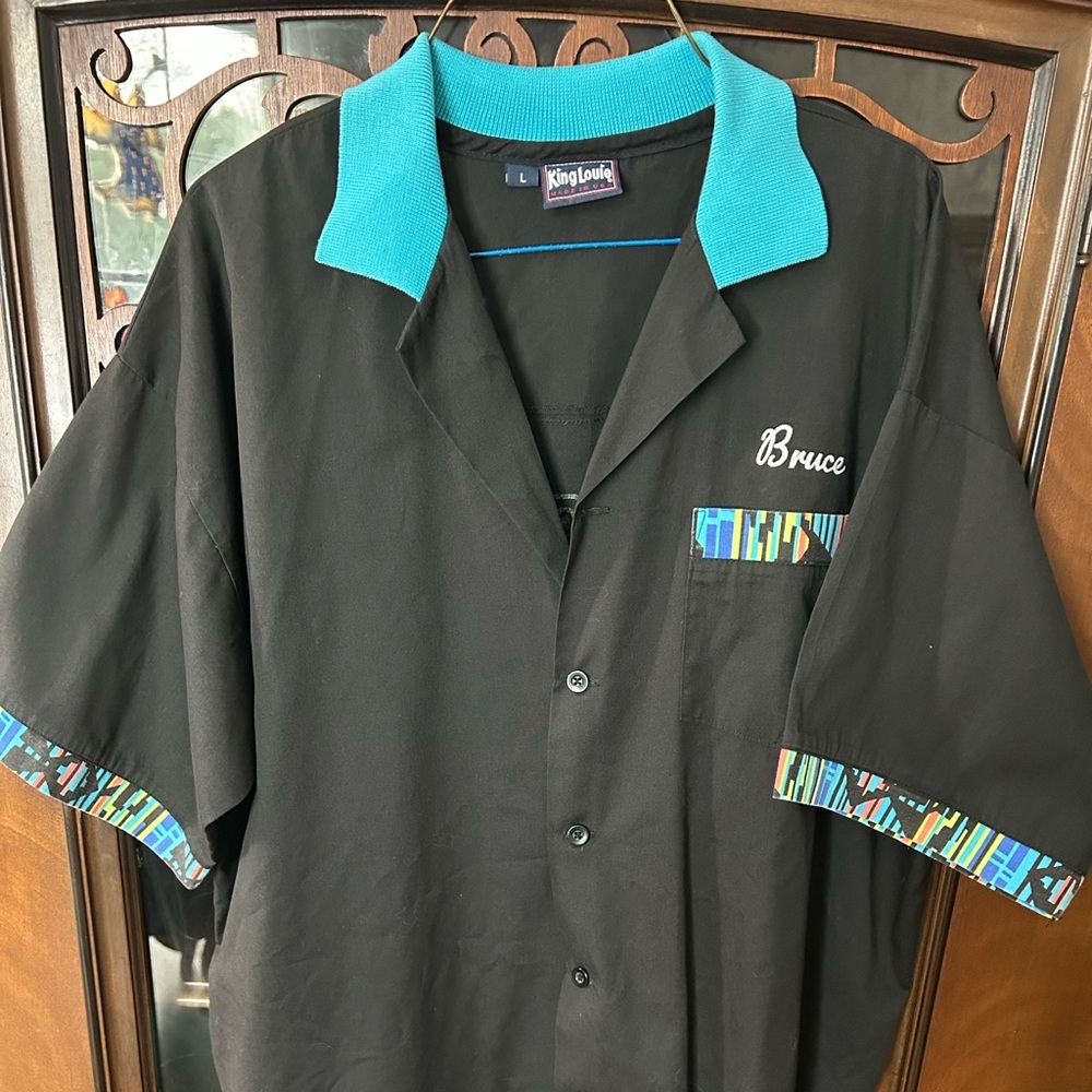 Vintage King Louie Bowling Shirt size L